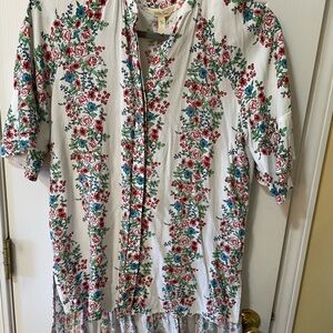 Matilda Jane Floral Tunic Dress XS 🌸 Cottage Garden Ruffle Hem